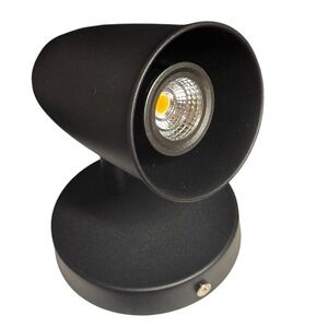 Modern Black LED Wall Sconce Light Adjustable Accent Fixture Bedroom Living Room